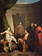 Nicolas Vleughels Apelles Painting Campaspe oil painting